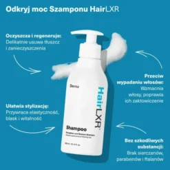 Dermz HairLXR, szampon wzmacniający, 300 ml