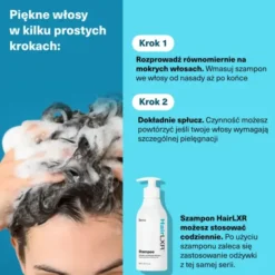 Dermz HairLXR, szampon wzmacniający, 300 ml