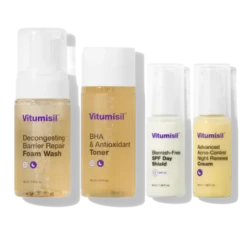 Dermz Laboratories Vitumisil Anti-Acne Set, pianka, 100 ml +toner, 150 ml, krem na dzień, 50 ml + krem na noc, 50 ml