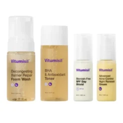 Dermz Laboratories Vitumisil Anti-Acne Set, pianka, 100 ml +toner, 150 ml, krem na dzień, 50 ml + krem na noc, 50 ml