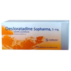 Desloratadine Sopharma, 5 mg, tabletki powlekane, 10 szt.
