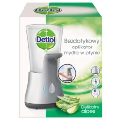 Dettol, antybakteryjne, mydło w płynie aloe vera, bezdotykowy aplikator, 250 ml