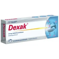 Dexak, 25 mg, tabletki powlekane, 30 szt.