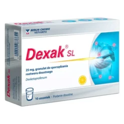Dexak SL, 25 mg, granulki do sporządzania roztworu doustnego w saszetkach, 10 szt.