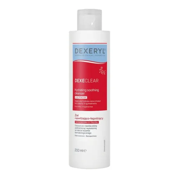 Dexeryl Dexeclear, żel nawilżająco-łagodzący, 200 ml