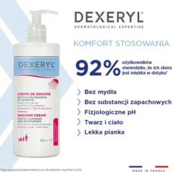 Dexeryl Shower, krem pod prysznic, 500 ml