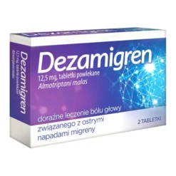 Dezamigren, 12,5 mg, tabletki powlekane, 2 szt.