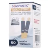 Diagnostic Gold Strip, paski testowe do pomiaru poziomu glukozy we krwi, 50 szt.