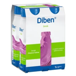 Diben Drink, płyn o smaku owoców leśnych, 4 x 200 ml