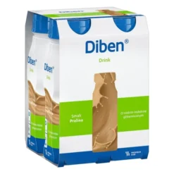 Diben Drink, płyn o smaku pralinowym, 4 x 200 ml