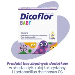 Dicoflor Baby, krople, 5 ml x 2 opakowania