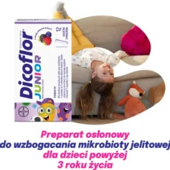 Dicoflor Junior, proszek w saszetkach, 12 szt.