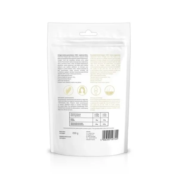 Diet-Food, Kolagen wołowy + MSM, proszek, 200 g