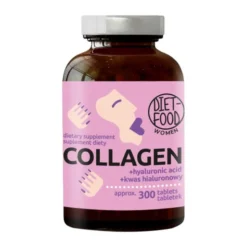 Diet-Food Women Collagen + kwas hialuronowy, tabletki, 300 szt.