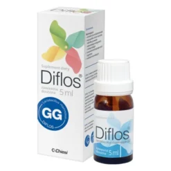 Diflos, płyn w kroplach, 5 ml
