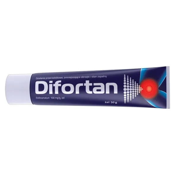 Difortan, 100 mg/g, żel, 50 g