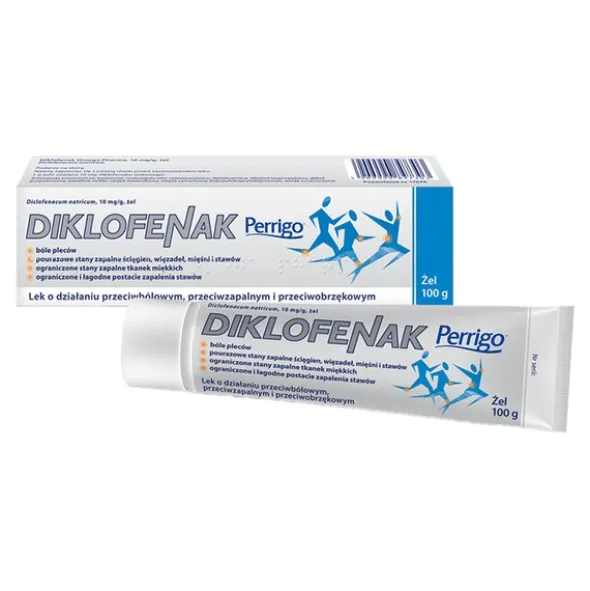 Diklofenak Perrigo, 10 mg/g, żel, 100 g