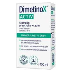 DimetinoX Activ, szampon przeciwko wszom, 100 ml