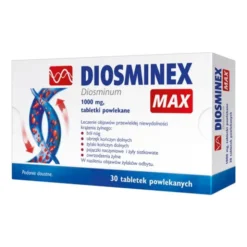 Diosminex Max, 1000 mg, tabletki powlekane, 30 szt.