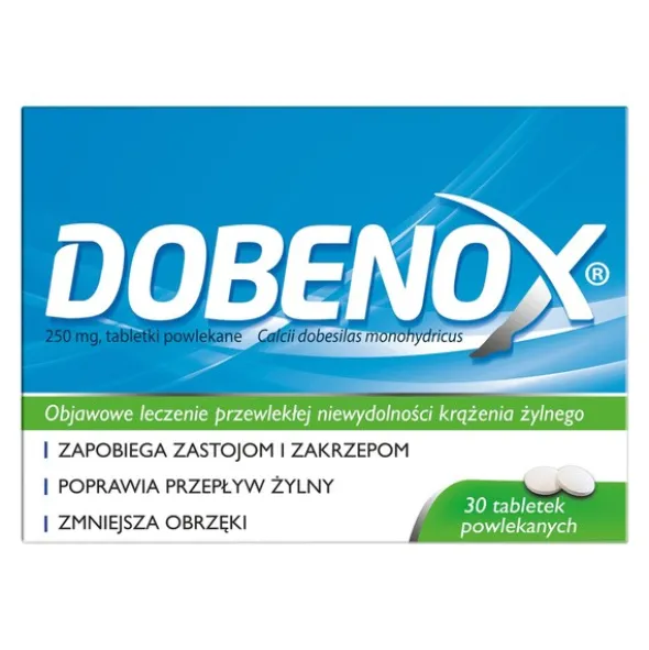 Dobenox, 250 mg, tabletki powlekane, 30 szt.