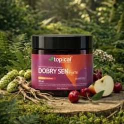 Dobry Sen Forte, żelki konopno-ziołowe z melatoniną, smak wiśniowy, 30 szt.