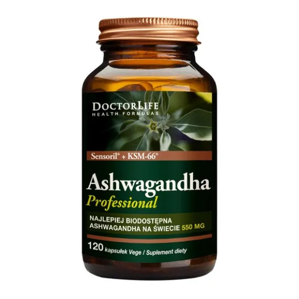 DoctorLife Ashwagandha, kapsułki, 120 szt.