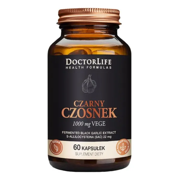 DoctorLife Czarny Czosnek, kapsułki, 60 szt.
