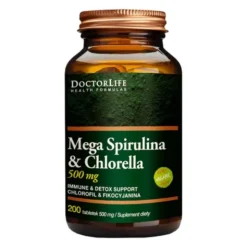 DoctorLife Mega Spirulina & Chlorella, tabletki, 200 szt.