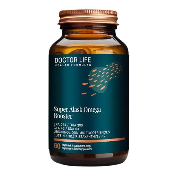 Doctor Life Super Alask Omega Booster, kapsułki, 60 szt.
