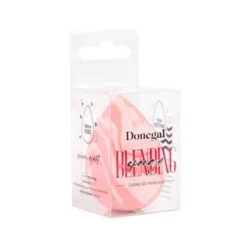 Donegal Blending Sponge, gąbka do makijażu, marmurek różowy, 1 szt.