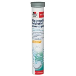 Doppelherz Aktiv Elektrolity, tabletki musujące, smak cytrynowo - grejpfrutowy, 15 szt.