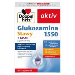 Doppelherz Aktiv Glukozamina 1550 Stawy+MSM, kapsułki, 40 szt.