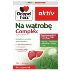 Doppelherz aktiv Na wątrobę Complex, kapsułki, 30 szt.