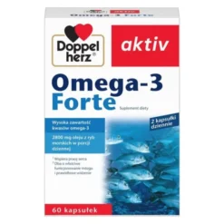 Doppelherz aktiv Omega-3 Forte, kapsułki, 60 szt.