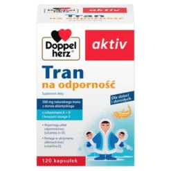 Doppelherz aktiv Tran na odporność, kapsułki, 120 szt.