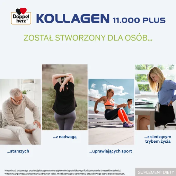 Doppelherz system Kollagen 11.000 PLUS, płyn, ampułki, 30 szt. x 25 ml