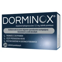 Dorminox, 12,5 mg, tabletki powlekane, 20 szt.