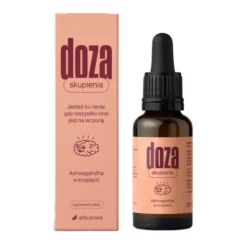 Doza Skupienia Ashwagandha, krople, smak arbuzowy, 30 ml