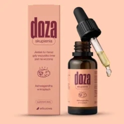 Doza Skupienia Ashwagandha, krople, smak arbuzowy, 30 ml