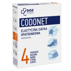 DOZ Med Codonet 4, siatka elastyczna opatrunkowa, na łokieć, kolano i stopę, 1 szt.