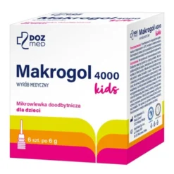DOZ Med Makrogol 4000 Kids, mikrowlewka doodbytnicza dla dzieci, 6 g x 6 szt.
