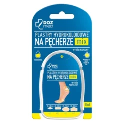 DOZ Med, plastry hydrokoloidowe na pęcherze, mix, 8 szt.