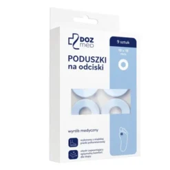 DOZ Med, poduszki na odciski, 18 mm x 18 mm, 9 szt.