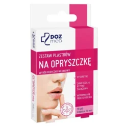 DOZ Med, zestaw plastrów na opryszczkę, 10 szt.