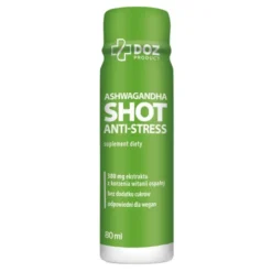 DOZ Product Ashwagandha Shot Anti-Stress, płyn, smak owocowy, 80 ml