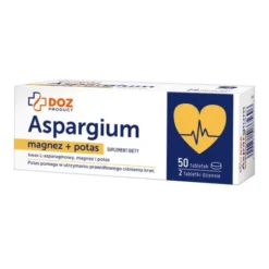 DOZ Product Aspargium Magnez+Potas, tabletki powlekane, 50 szt.