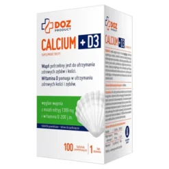 DOZ PRODUCT Calcium + D3, tabletki powlekane, 100 szt.