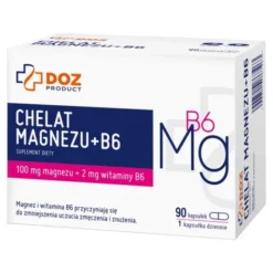 DOZ Product Chelat Magnezu + B6, kapsułki, 90 szt.