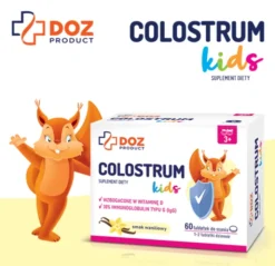 Doz Product Colostrum Kids, tabletki do ssania, smak waniliowy, 60 szt.