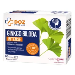 DOZ Product Ginkgo Biloba Intense, kapsułki twarde, 60 szt.